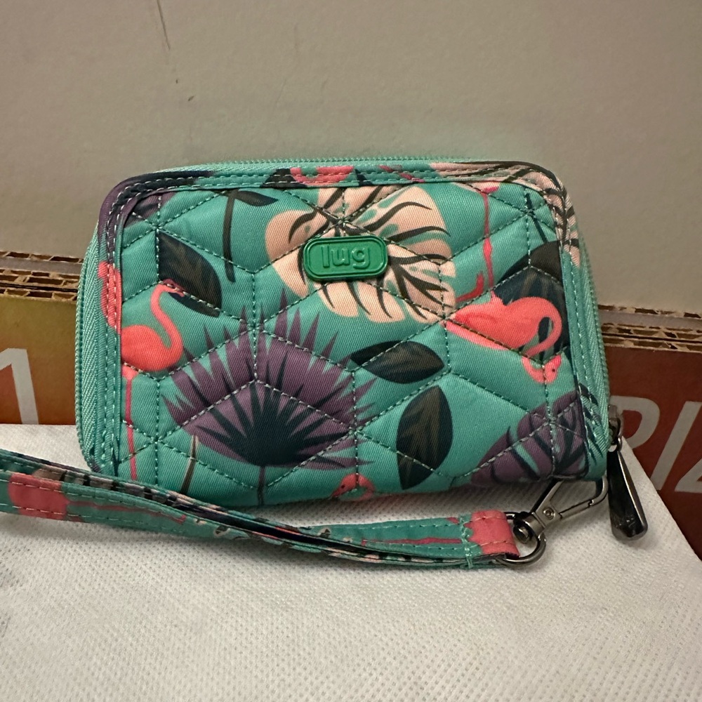 Lug Women's Rodeo 2 Flamingo Tropical Print Wristlet